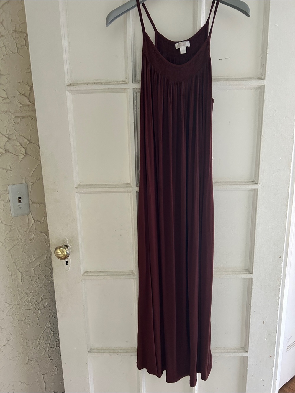 Nordstrom Burgundy Sleeveless Maxi Sundress